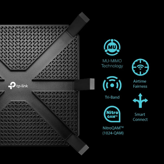 TP-Link ARCHER A20 AC4000 MU-MIMO Tri-Band WiFi Router