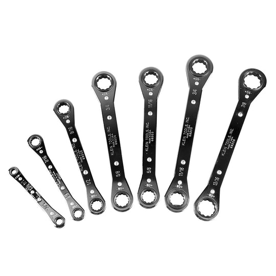Klein Tools 68222 7 Piece Ratcheting Box Wrench Set