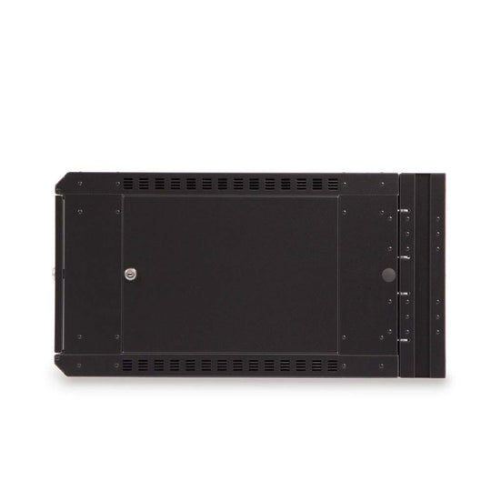 Kendall Howard LINIER Swing-Out Wall Mount Cabinet, Glass Door - 6U