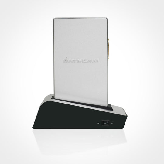 IOGEAR met(AL) Vault Dock USB 3.0 Docking Station with Built-in Backup Drive Enclosure
