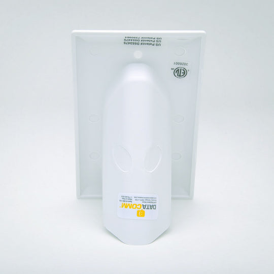 DataComm Recessed Bulk Cable Wall Plate