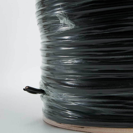 Vertical Cable 1000ft RG-59 Siamese Cable with 18/2 Power, Black