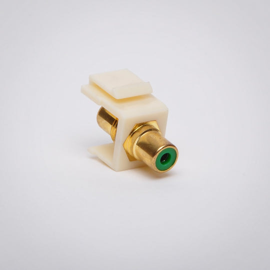 RCA Keystone Jack - Beige Insert