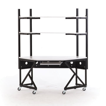 Kendall Howard Performance Series® Corner LAN Station - Folkstone