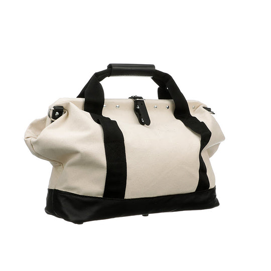 Klein Tools 5003-18 18 Inch Canvas Tool Bag with Leather Bottom