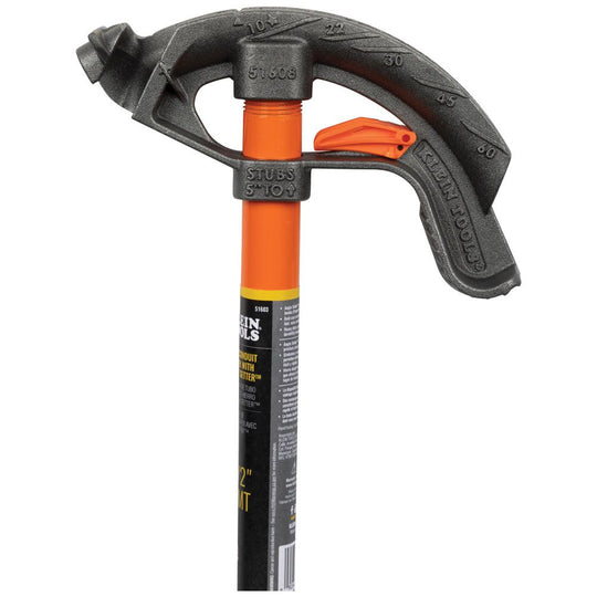 Klein Tools Iron Conduit Bender 3/4" EMT with Angle Setter™, 51604