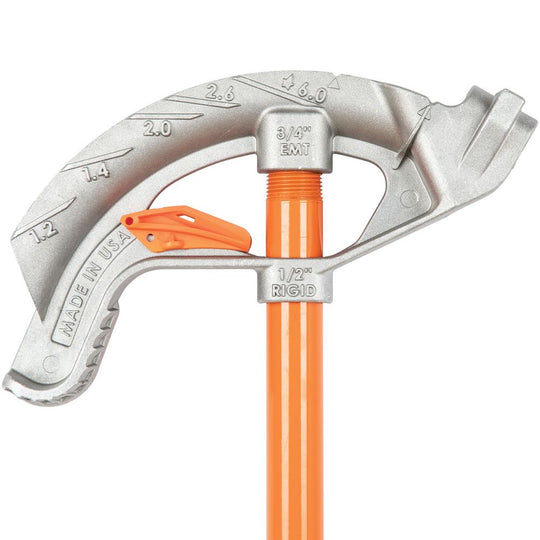 Klein Tools Aluminum Conduit Bender 3/4-Inch EMT with Angle Setter™, 51607
