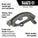 Klein Tools 1-Inch Iron Conduit Bender Head, 51610