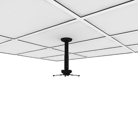 Crimson-AV JKS-18A 12 to 18 Inch Suspended Projector Ceiling Bracket with JR Universal Adapter (up to 50lbs)