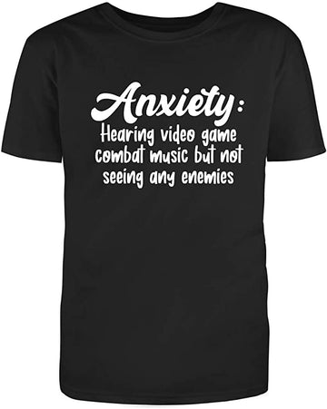 Anxiety Adult Humor Sarcastic Funny Unisex T Shirt