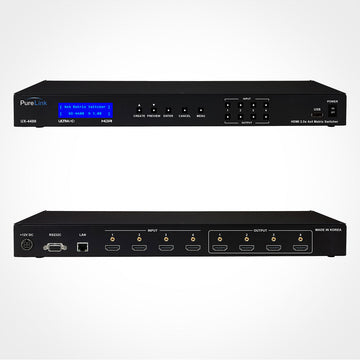 PureLink 4x4 4K HDMI Matrix Switcher with HDCP 2.2