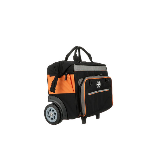 Klein Tools 55452RTB Tradesman Pro™ Rolling Tool Bag, 24 Pockets, 19-Inch