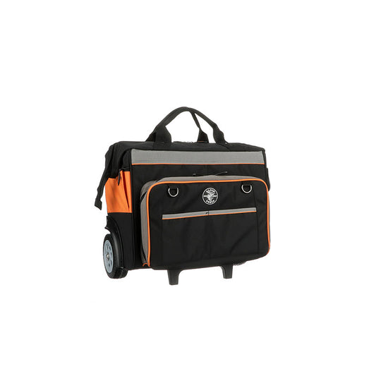 Klein Tools 55452RTB Tradesman Pro™ Rolling Tool Bag, 24 Pockets, 19-Inch