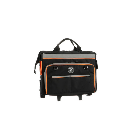 Klein Tools 55452RTB Tradesman Pro™ Rolling Tool Bag, 24 Pockets, 19-Inch