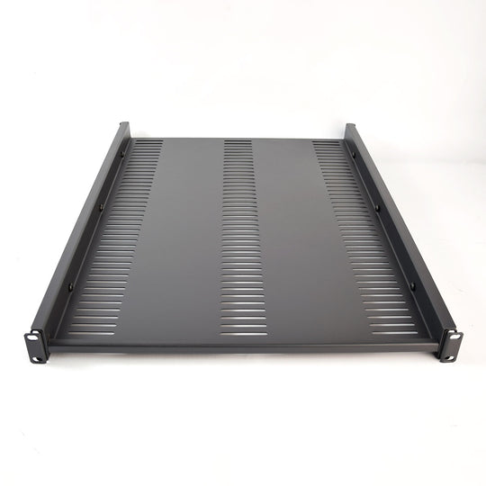 Quest ES0519-0126 26-32 Inch 1U Adjustable Fixed Heavy-Duty Rack Shelf