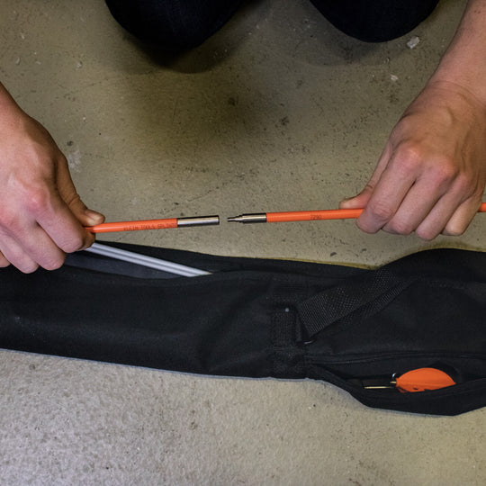 Klein Tools 56400 Splinter Guard™ Fish and Glow Rod Kit with Bag, 33-Foot