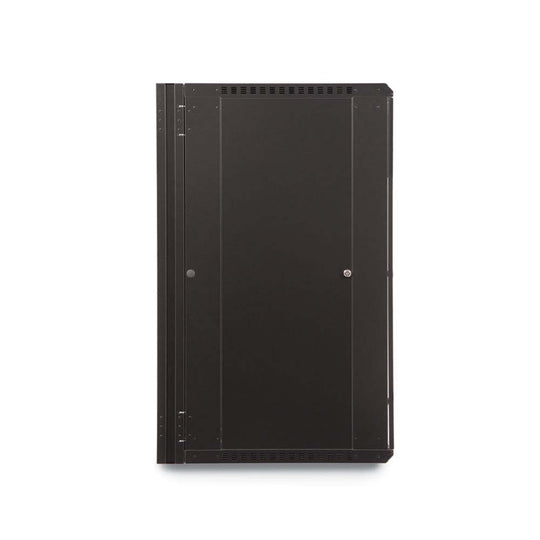 Kendall Howard LINIER Swing-Out Wall Mount Cabinet, Glass Door - 22U