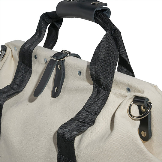 Klein Tools 5003-18 18 Inch Canvas Tool Bag with Leather Bottom