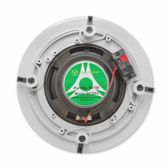 Current AudioAX-MINI4 4 Zone Streaming Multi Room Audio System plus 4 pairs BCS65 6.5" In-ceiling Contractor Series Speaker Bundle