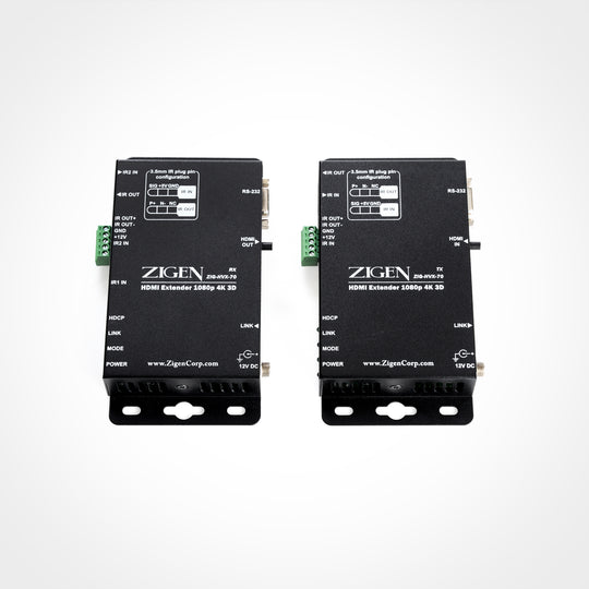 Zigen HDBaseT Receiver over Single Cat5e/6/7 up to 70m for HX-88 and HX-1616 HDBaseT Modular Matrixes