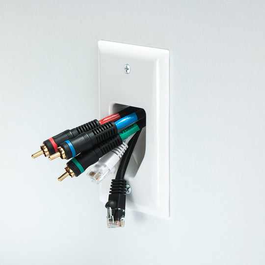 Garvin Recessed Low Voltage Cable Plate