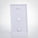 Blank Wall Plate for F Coupler