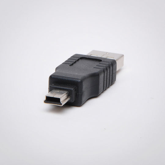 USB Type A Male to 5-Pin Mini-USB Type B Male Adapter