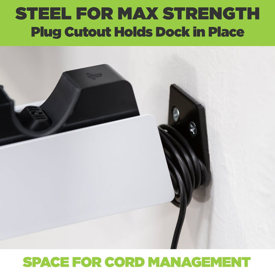 HIDEit PS5 DS | PS5 DualSense Charging Station Wall Mount