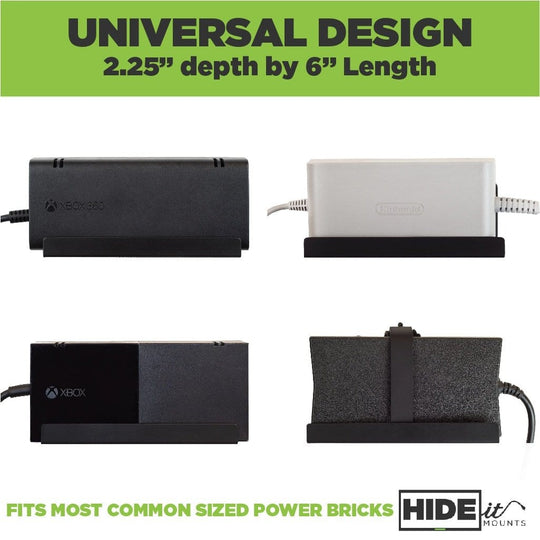 HIDEit Uni-PB | Universal Power Brick Wall Mount