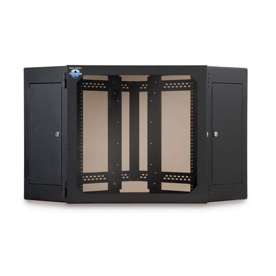 Kendall Howard 12 Unit (12U) Corner Wallmount Cabinet