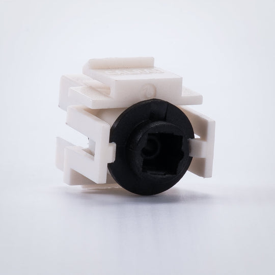 TOSLINK Keystone Jack - Recessed Female to Female Coupler