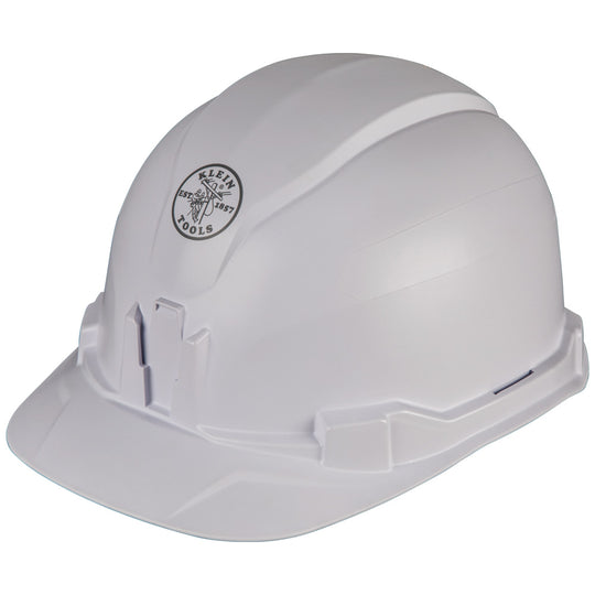 Klein Tools Hard Hat, Non-vented, Cap Style, 60100