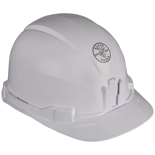 Klein Tools Hard Hat, Non-vented, Cap Style, 60100