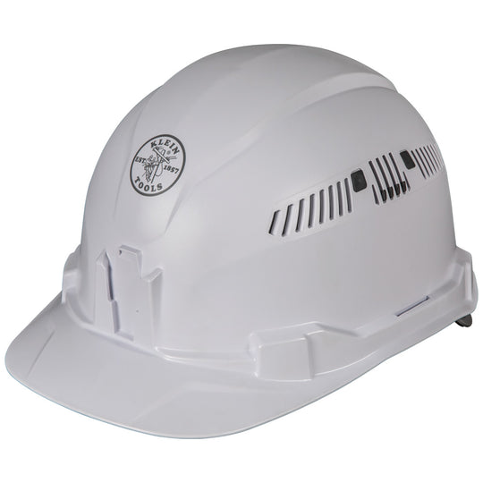 Klein Tools Hard Hat, Vented, Cap Style, 60105