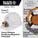 Klein Tools Hard Hat, Non-vented, Cap Style with Headlamp, 60107