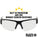 Klein Tools Professional Safety Glasses, Indoor/Outdoor Lens, 60536