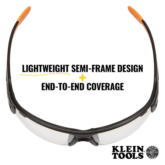 Klein Tools Professional Safety Glasses, Indoor/Outdoor Lens, 60536