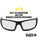 Klein Tools Professional Safety Glasses, Full-Frame, Indoor/Outdoor Lens, 60537