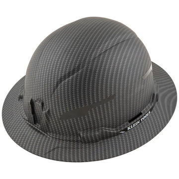 Klein Tools Hard Hat, Premium KARBN, Non-Vented Full Brim, Class E