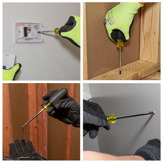 Klein Tools 1/4-Inch Keystone Cushion-Grip Screwdriver