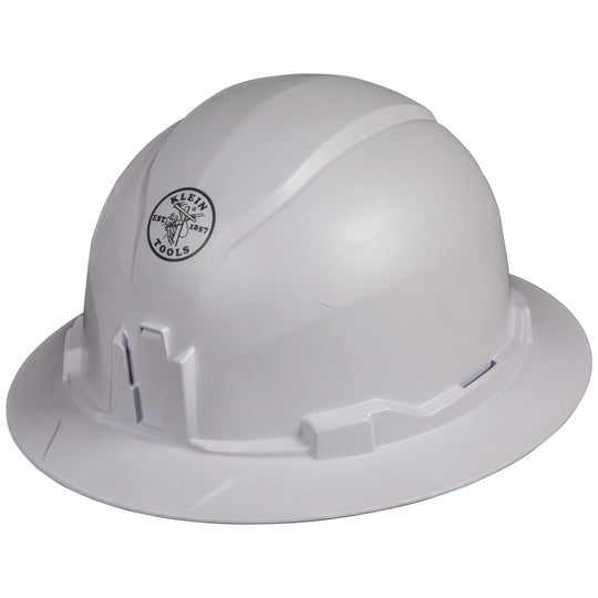 Klein Tools Hard Hat, Non-vented, Full Brim Style, 60400