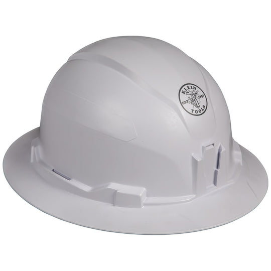 Klein Tools Hard Hat, Non-vented, Full Brim Style, 60400