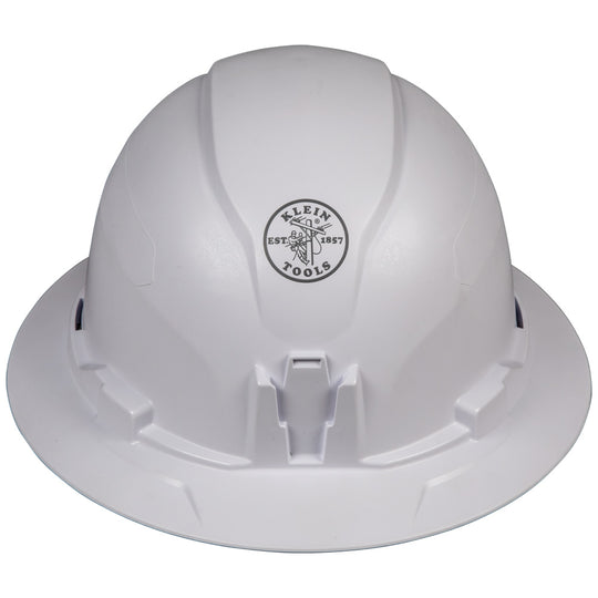Klein Tools Hard Hat, Non-vented, Full Brim Style, 60400