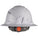 Klein Tools Hard Hat, Vented, Full Brim with Rechargeable Headlamp, White, 60407RL