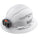 Klein Tools Hard Hat, Vented, Full Brim with Rechargeable Headlamp, White, 60407RL