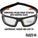 Klein Tools Professional Full-Frame Gasket Safety Glasses, Indoor/Outdoor Lens, 60538
