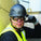 Klein Tools Safety Helmet, Premium KARBN™ Pattern, Vented, Class C, Headlamp, 60517