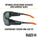 Klein Tools Professional Safety Glasses, Full Frame, Polarized Lens, 60539