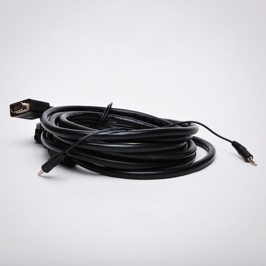 SVGA Cable with 3.5mm Audio - Double Shielded