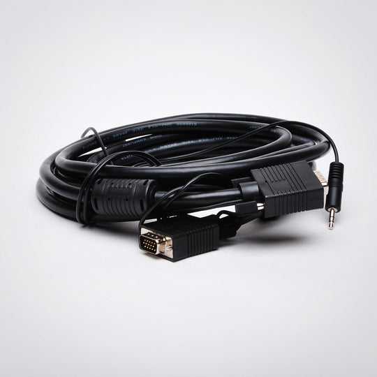 SVGA Cable with 3.5mm Audio - Double Shielded
